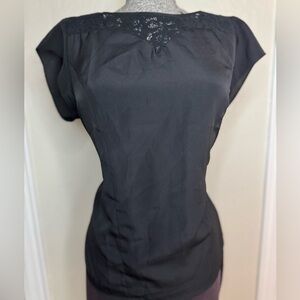 Petticoat Alley Black Lace Blouse